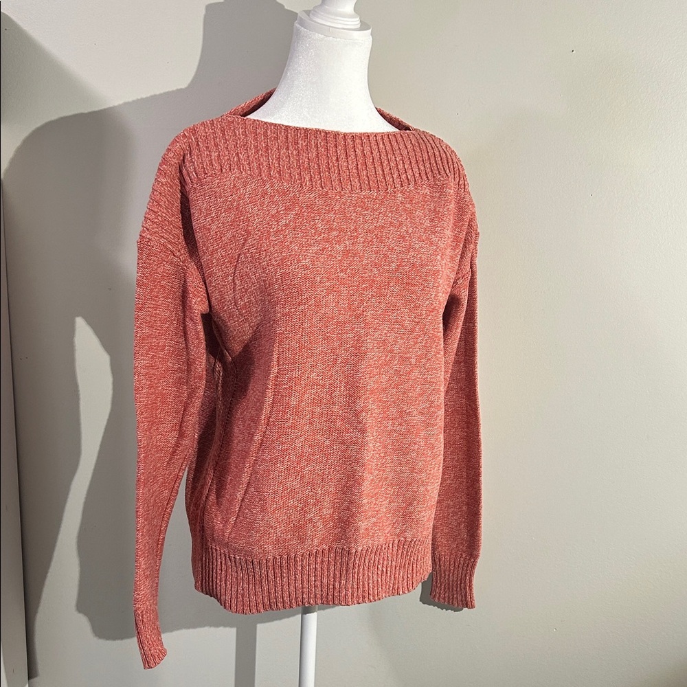Time and Tru Women's Sweater in Coral